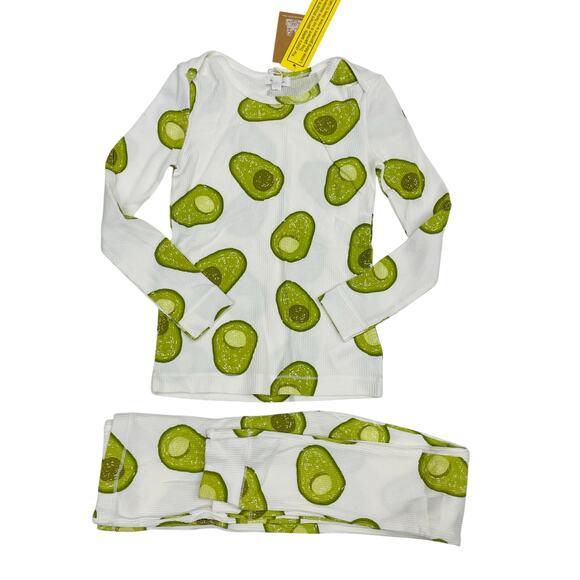 NWT Angel Dear Size 8 Avocado Thermal Loungewear - Picture 1 of 4
